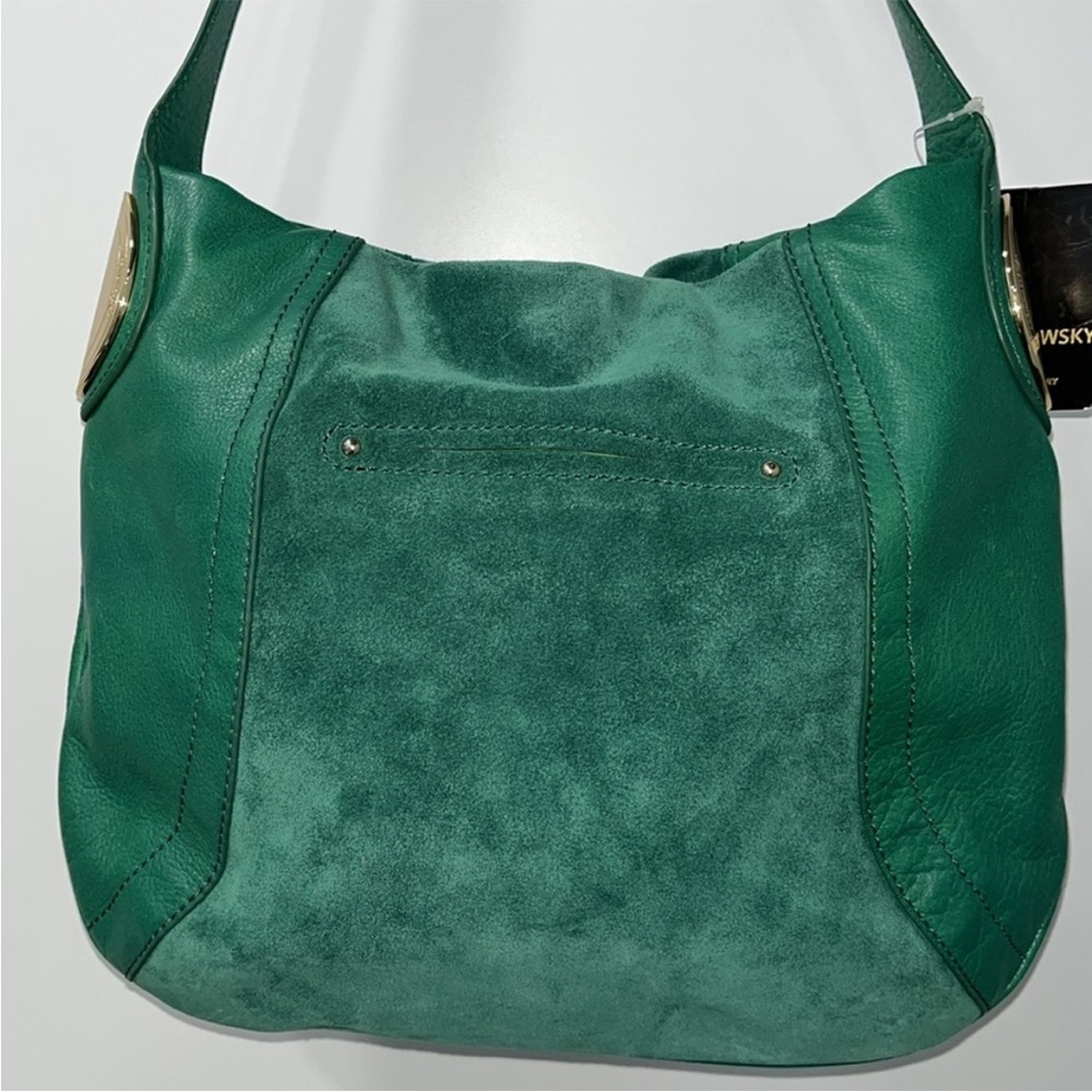 B. MAKOWSKY Giamma Emerald NWT
Leather and Suede Hobo Bag with dustbag - Picture 4 of 15